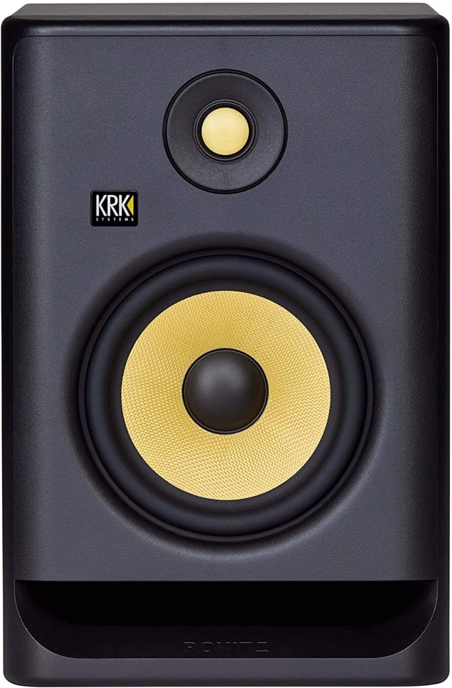 KRK RP7 Rokit G4 Professional Bi-Amp 7 Powered Studio Monitor, Black (RP7G4)
