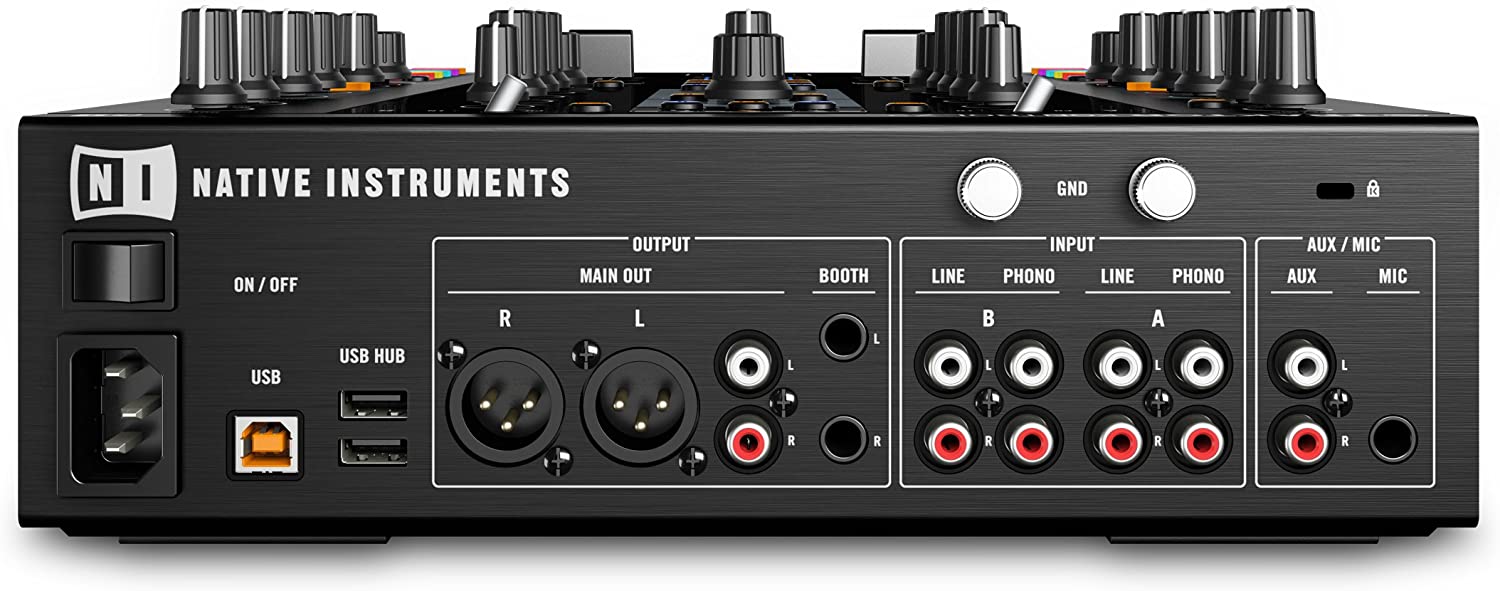 Native Instruments Traktor Kontrol Z2 DJ Mixer backside