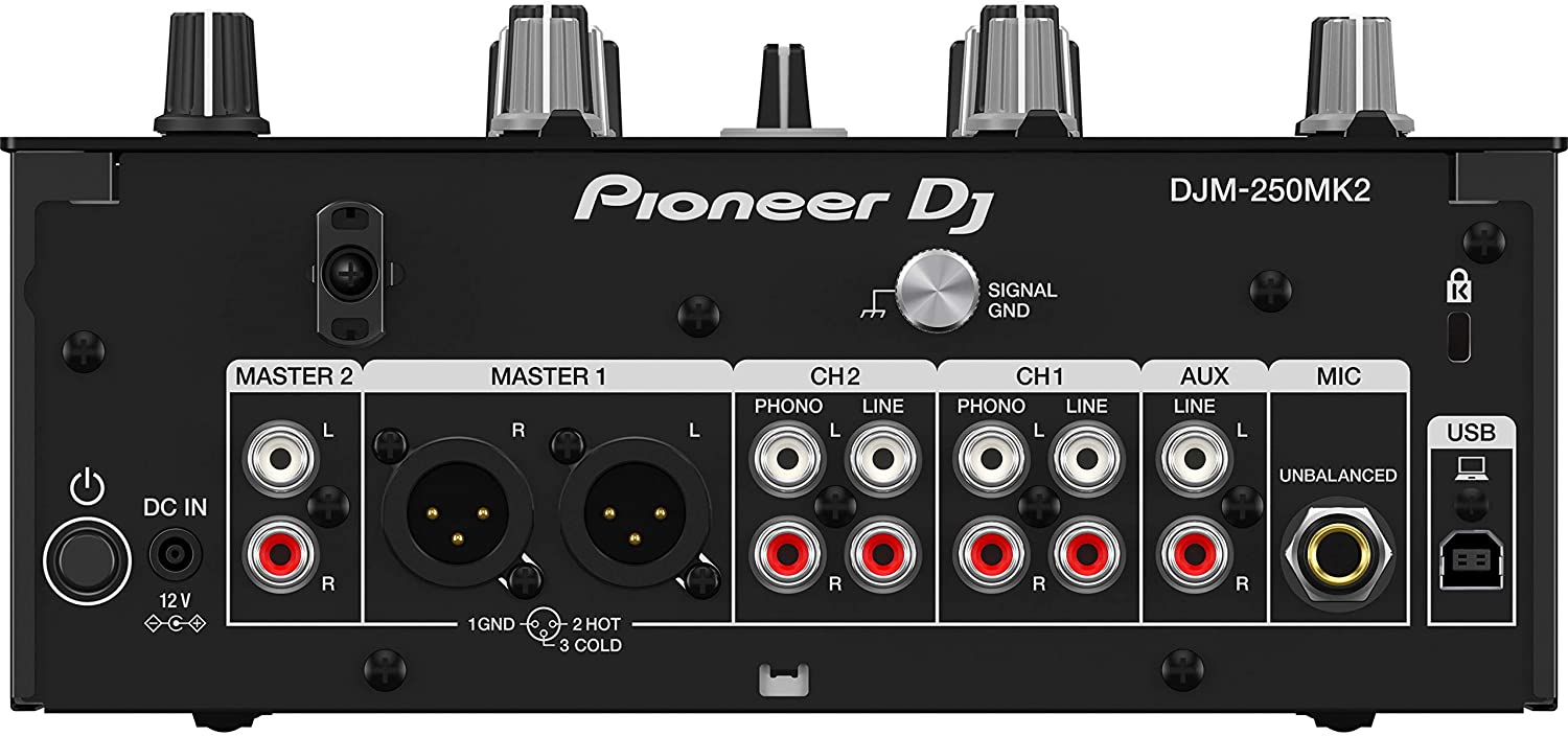 Pioneer DJ backside mixer
