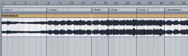 EDM music structure on ableton