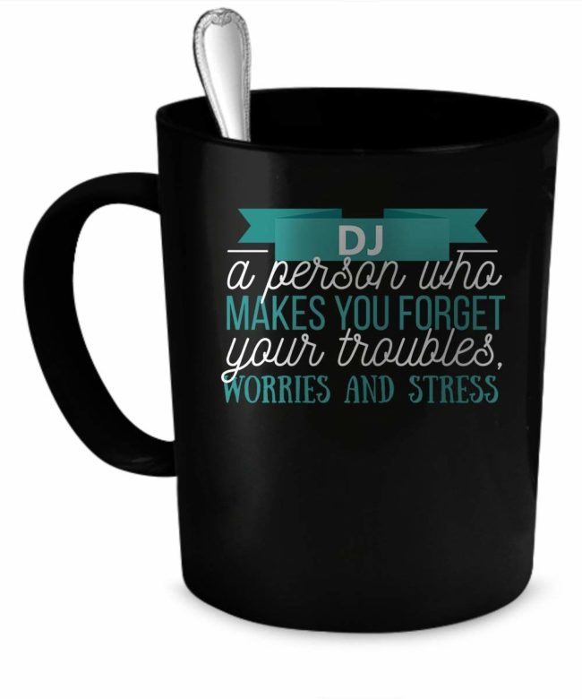 DJ coffee mug