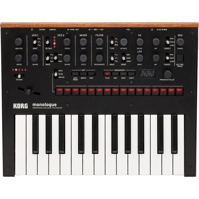 Korg Monologue Monophonic Analog Synthesizer with Presets