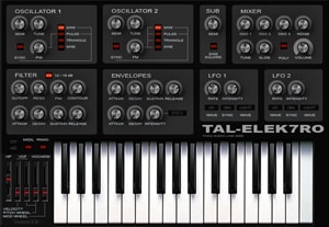 TAL-Elek7ro vst plug-in instrument
