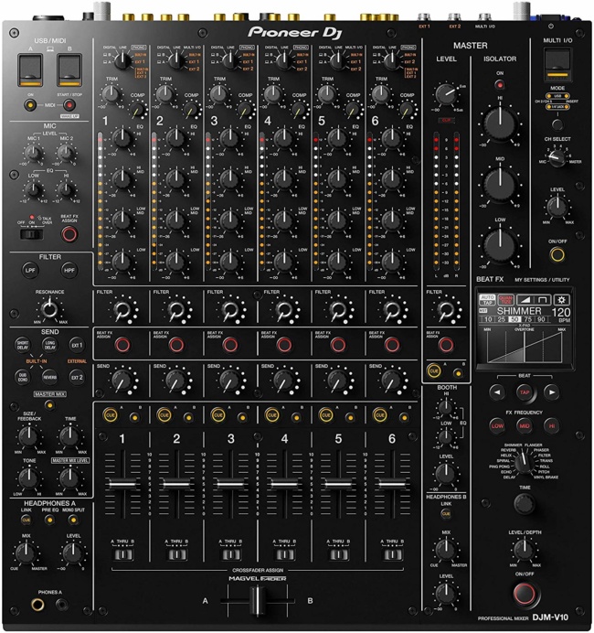 Pioneer DJ DJM-V10 6-channel DJ Mixer