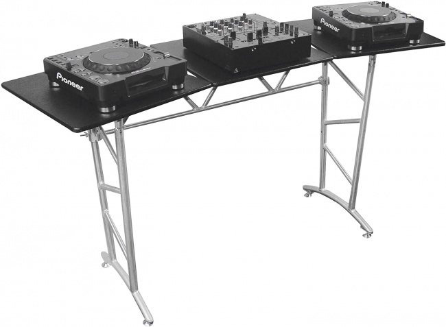 Odyssey ATT2 Adjustable Aluminum Mobile Dj Table