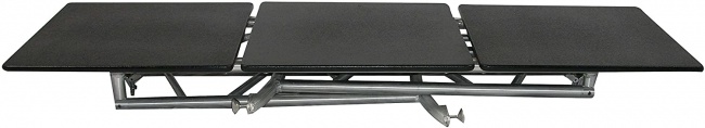 Odyssey ATT2 Adjustable Aluminum Mobile Dj Table fold