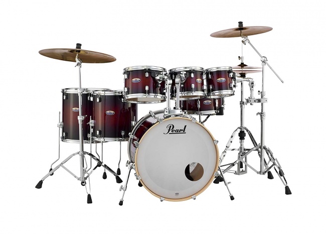 Pearl Drum Set, Gloss Deep Red Burst, inch (DMP927SPC261)
