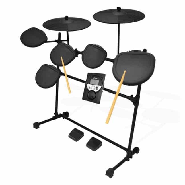 Pyle Pro 9 Piece Electronic Drums Set - Electric Drum Kit
