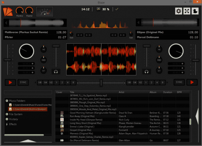 blaze free dj - best free dj software