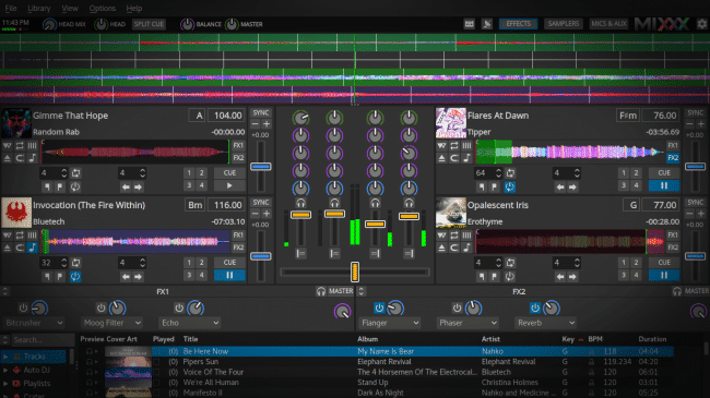 mixxx dj - best free dj software