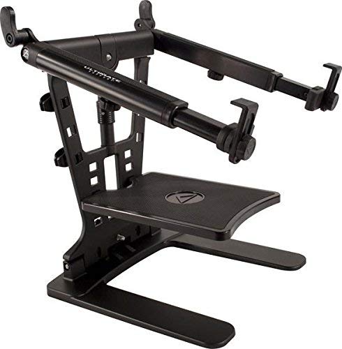Ultimate Support Hyperstation QR Hyper Series Desktop and 5:8” Thread Mountable Laptop:DJ Stand