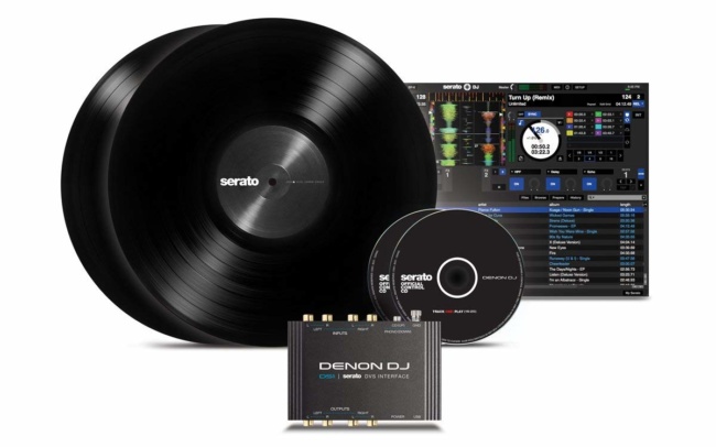 Denon DJ DS1 | Pocket-Sized Digital Vinyl Audio Interface with full Serato DJ Pro & Serato DVS download (2-channel:24-bit:96kHz)
