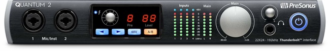 Presonus Audio Interface, 22x24-4 Mic Pres (QUANTUM 2)