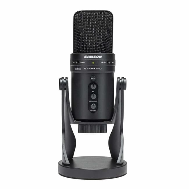 Samson G-Track Pro Professional USB Condenser Microphone with Audio Interface