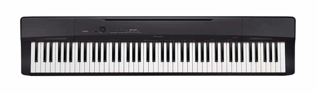 Casio Privia PX-160BK 88-Key Full Size Digital Piano with Power Supply
