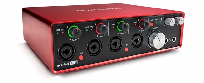 Focusrite Scarlett 18i8 (2nd Gen) USB Audio Interface with Pro Tools