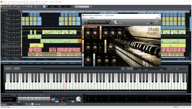 MAGIX Samplitude Music Studio - Version 2019 - the Complete Software Studio For Composing, Recording, Mixing and Mastering