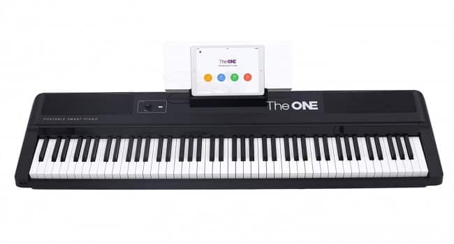 The ONE Smart Keyboard Pro, 88-Key Digital Piano Keyboard, Portable Digital Piano, Weighted Action Keys