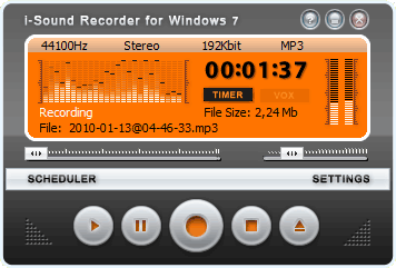 isound recorder free audio recording software