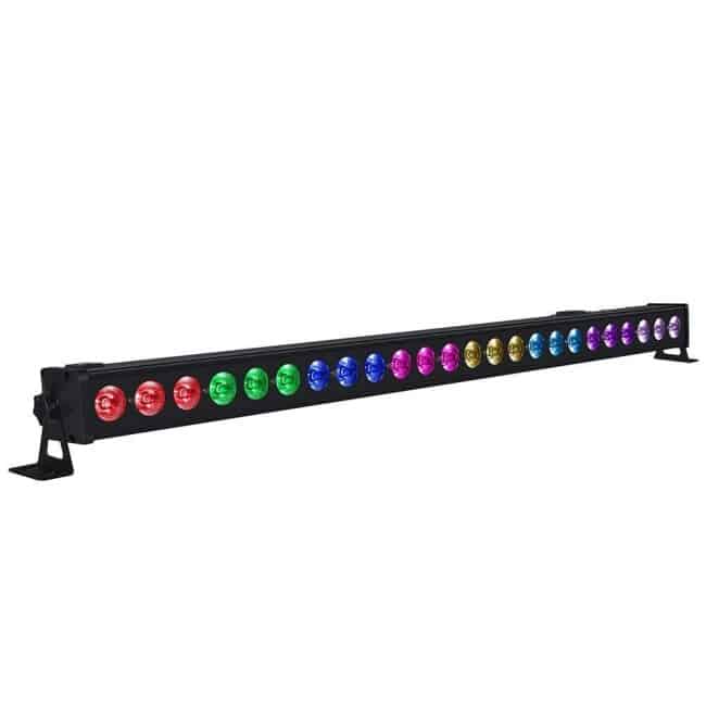 Stage Lights, OPPSK 72W 24LED Wash Lights Bar DMX Control Auto Play Sound Activated with RGB Tricolors for Wedding Birthday Christmas New Year Party DJ Stage Lighting