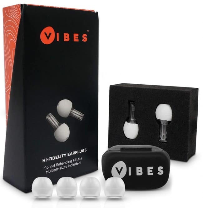 Vibes High Fidelity Concert Earplugs - Hearing Protection Ear Plugs Noise Reduction for Concerts