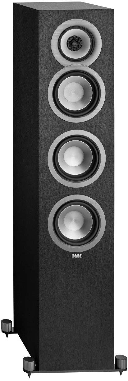 ELAC Uni-fi UF5 Floorstanding Speaker (Black, Single)