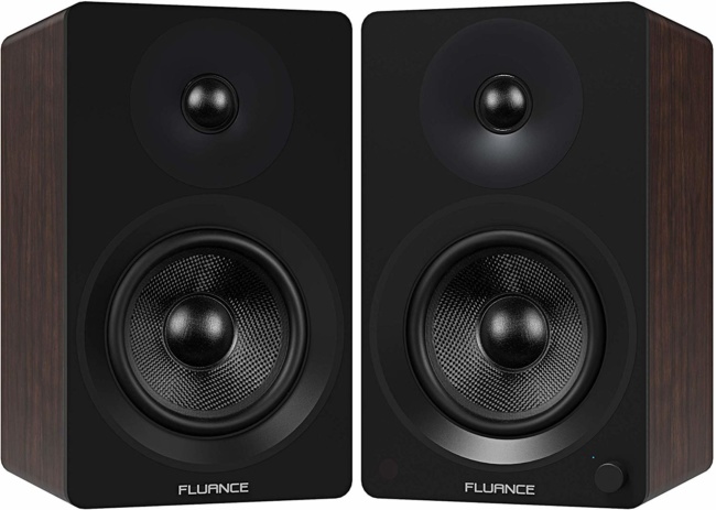 Fluance Ai60 High Performance Powered Two-Way 6.5” 2.0 Bookshelf Speakers