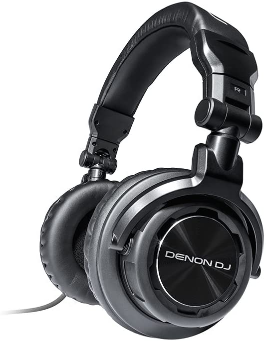 Denon DJ HP800 | Heavy-Action On-Ear DJ Headphones with Rotating Ear Cups & Included Carry Bag