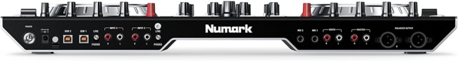 Numark NS6II | 4-Channel DJ Controller For Serato DJ backside