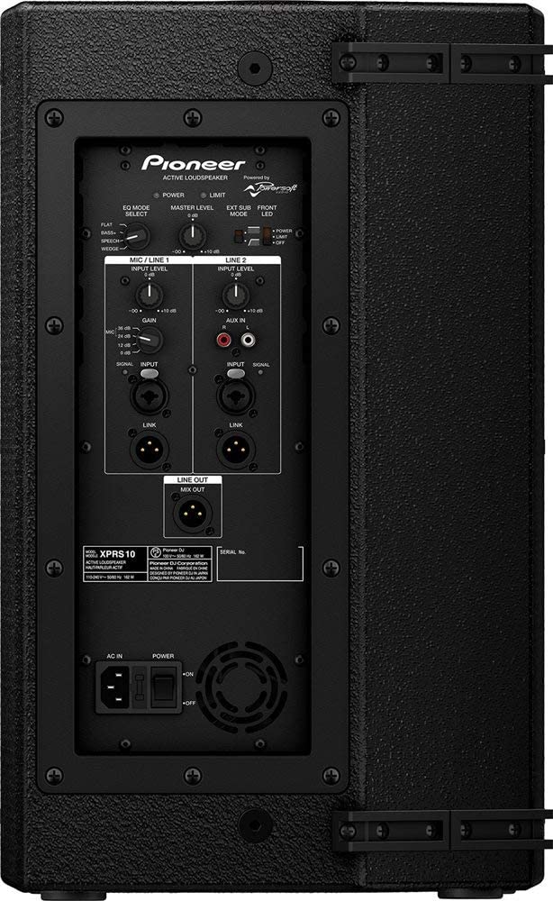 Pioneer Pro DJ XPRS10 backside
