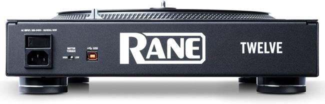 Rane DJ Twelve Digital DJ Turntable backside