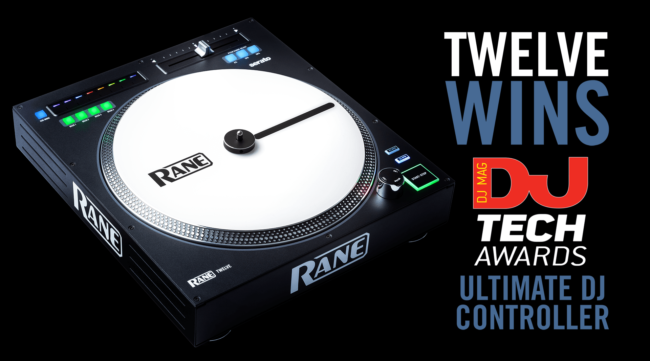 Rane Twelve White Web Banner DJ Mag Tech Awards SF