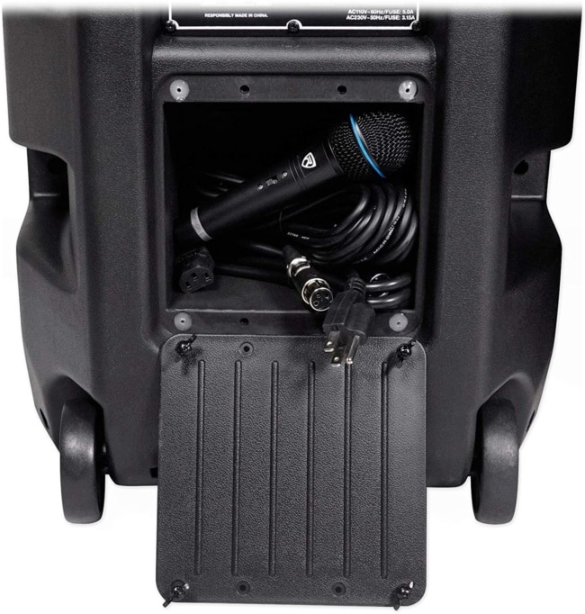Rockville Pair Dual 15 2000w Powered DJ Speaker System w:Bluetooth+Mic, (RPG225K) storage
