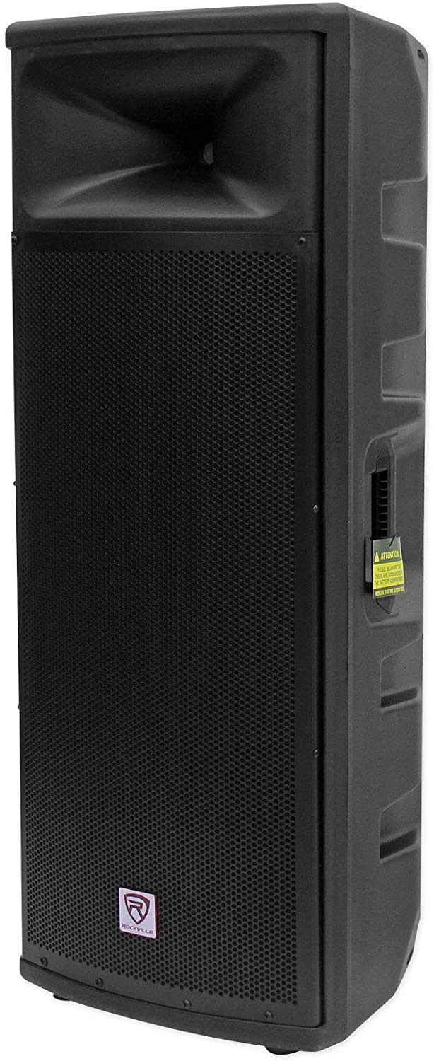 Rockville Pair Dual 15 2000w Powered DJ Speaker System RPG225K review