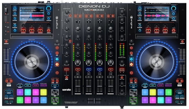 Denon DJ MCX8000 | Standalone DJ Player and Serato 4-Channel DJ Controller