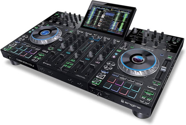 Denon DJ PRIME 4 | 4 Deck Standalone Smart DJ Console : Serato DJ Controller