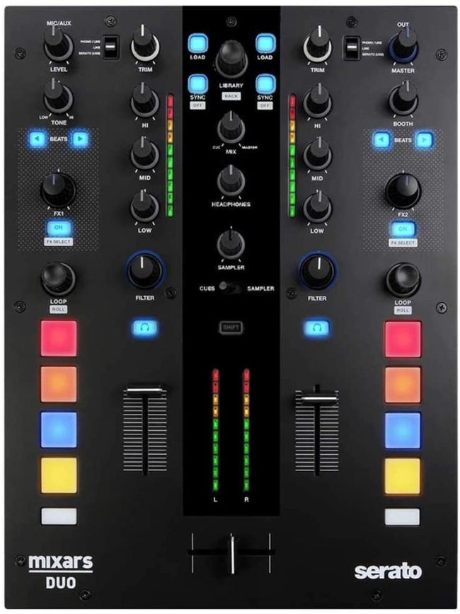 Mixars DUO MKII 2-Channel Mixer for Serato DJ