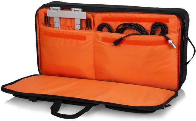 Gator Cases Club Series DJ Backpack with Adjustable Interior with cables