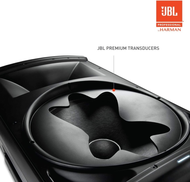 JBL Professional EON615 2-Way Multipurpose Self-Powered Sound Reinforcement, 15-Inch PREMIUM TRANSDUCERS