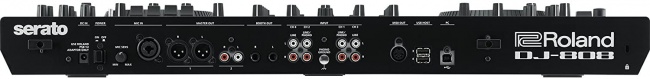 Roland, 4, Four-Channel, Two-Deck (DJ-808) back side panel