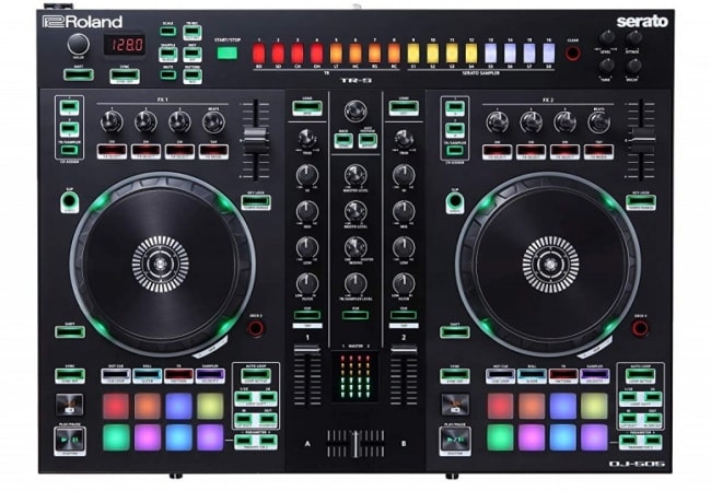 Roland DJ Controller, Two-Channel, Four-Deck (DJ-505)