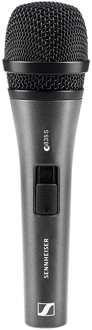 Sennheiser E835-S Dynamic Cardioid Vocal Microphone with on:off switch