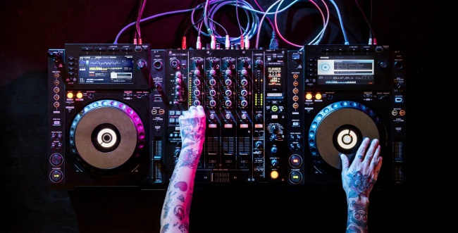 DJ setup