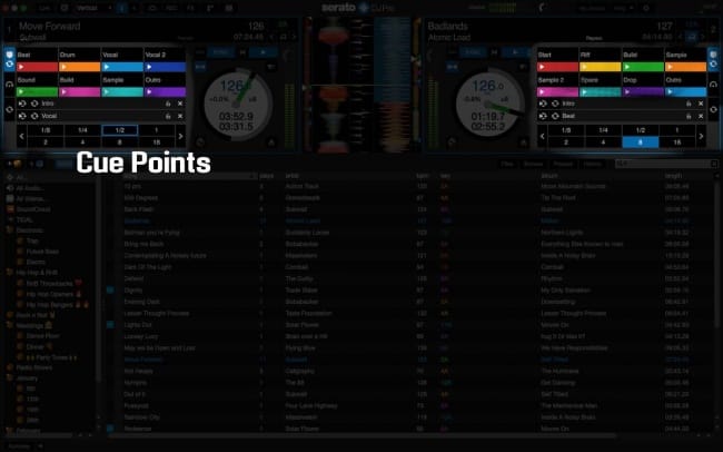 Serato DJ Cue Points