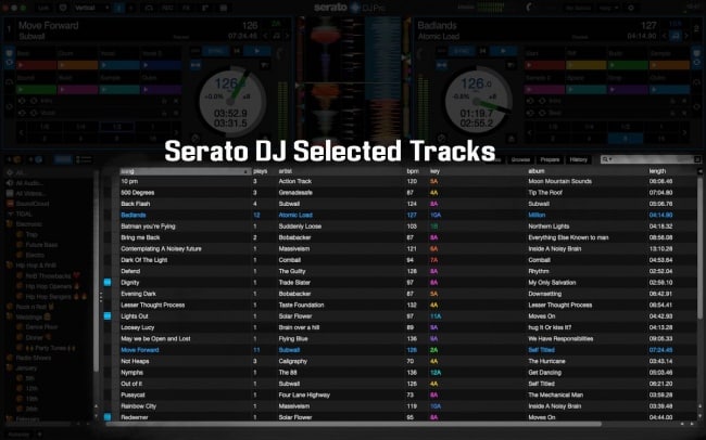 Serato DJ Selected Tracks