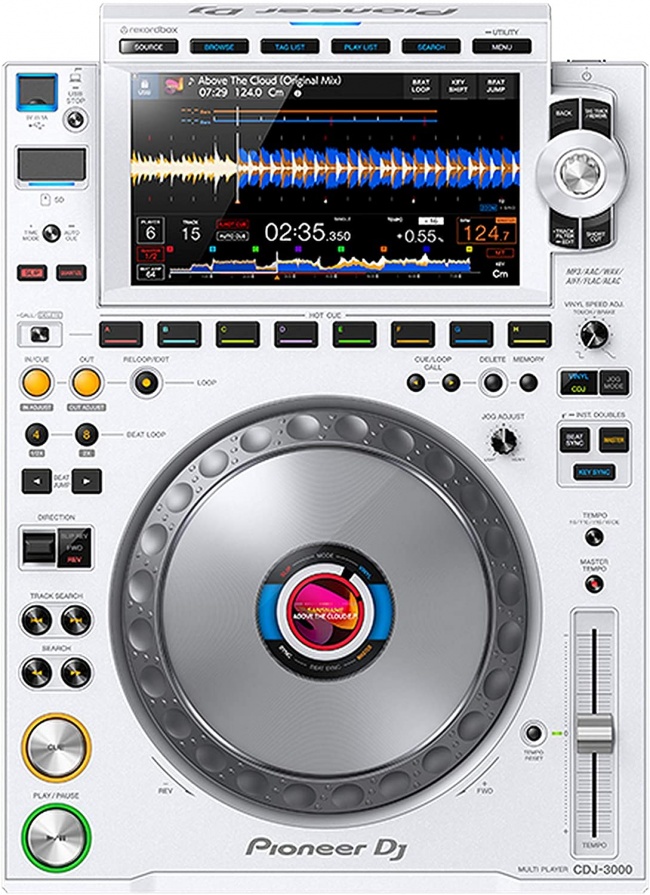 Pioneer CDJ-3000 Professional DJ Multi Player (White)